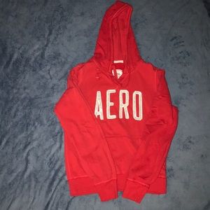 Red hoodie